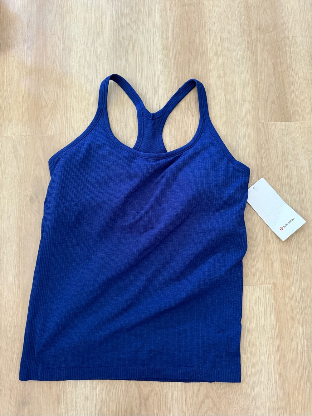 Lululemon Ebb to Street Tank size 14 clubhouse blue